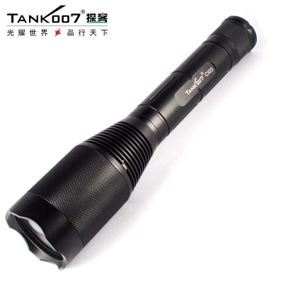 TANK007探客CI03大勻光伸縮調(diào)焦式手電投射、無干擾雜散光