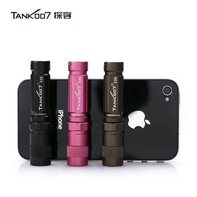 TANK007防狼手電led手電筒迷你進口燈珠超亮聚光超亮防水E09探客